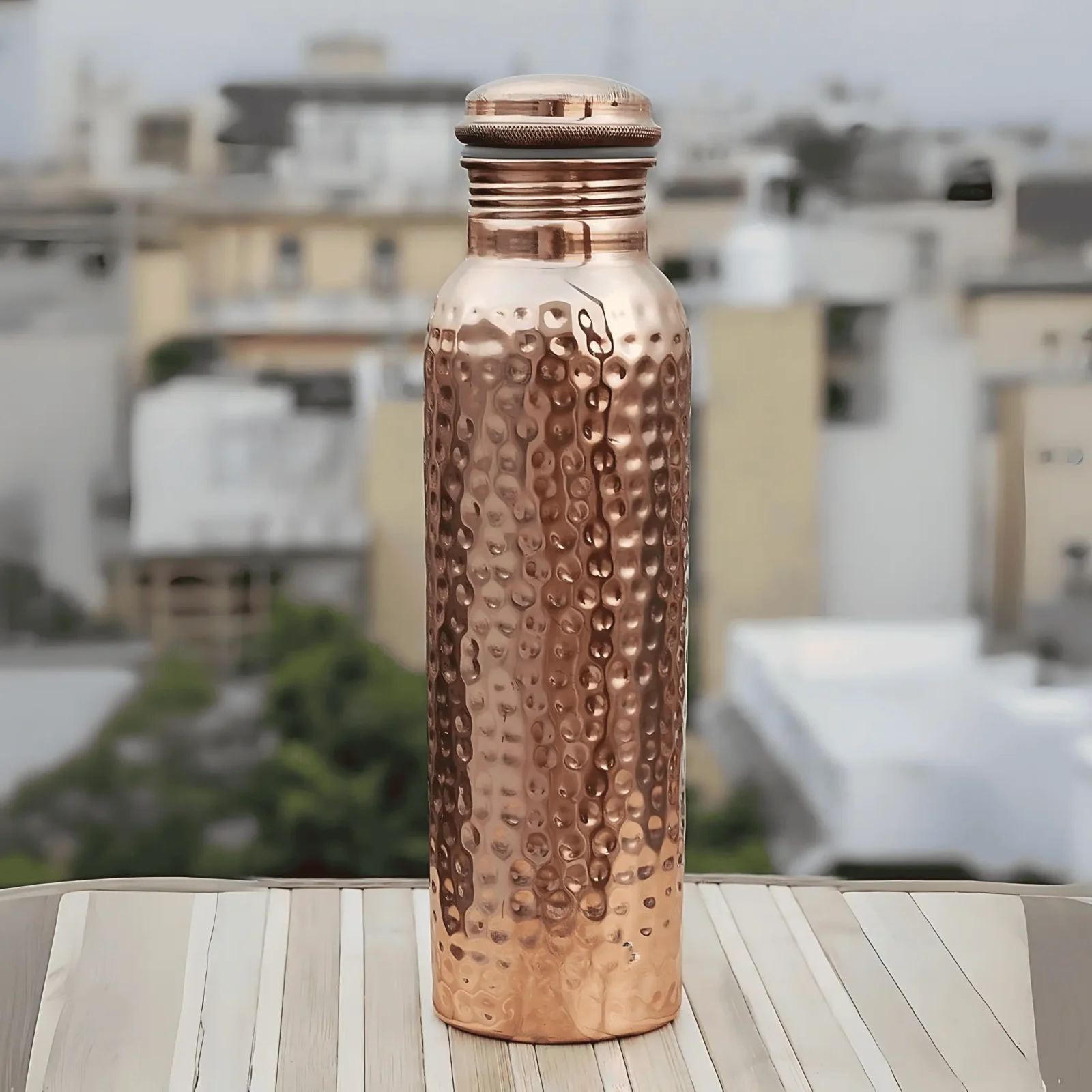 Pure Leak-Proof Copper Water Bottle - 950 ml