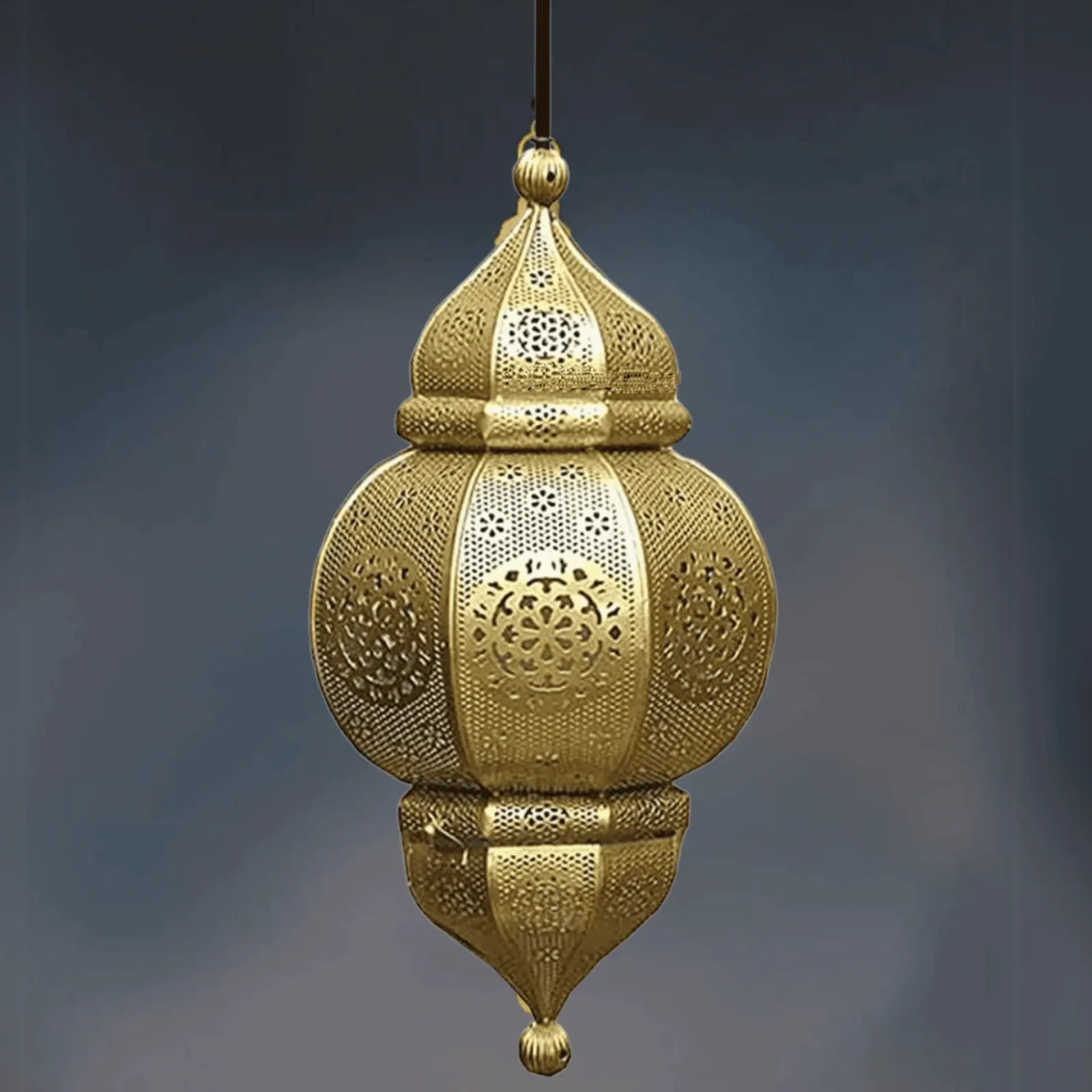 Moroccan Iron Zellige Hanging Pendant Ceiling Lamp