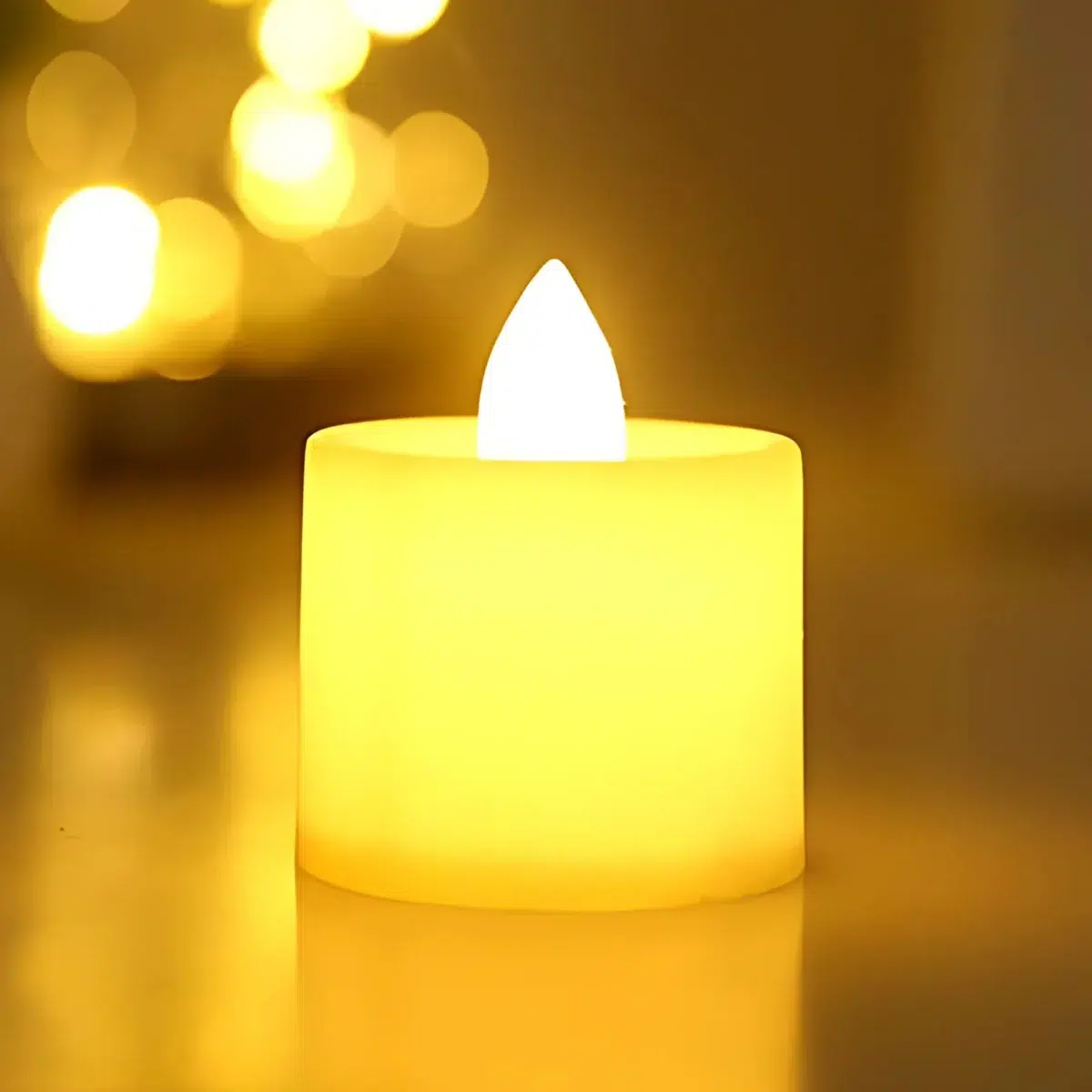 Flameless Votive Candles Electronic Flickering Small LED Diya for Diwali Home Decor