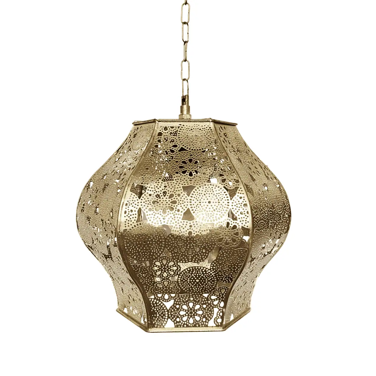 Turkish Gold Hanging Pendant Ceiling Lamp for Home Decor & Gifting