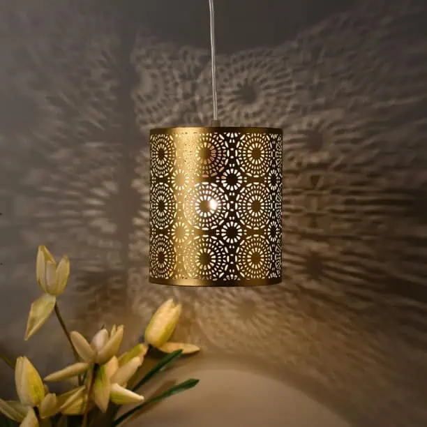 Twilight Moroccan Filigree Hanging Ceiling Lamp