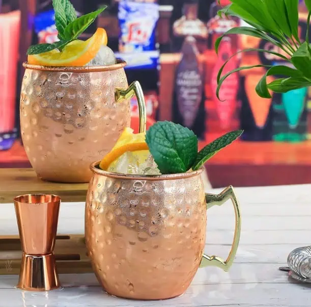 Heavy Duty Copper Beer Mug Pure Copper Drinkware for Beer & Beverages