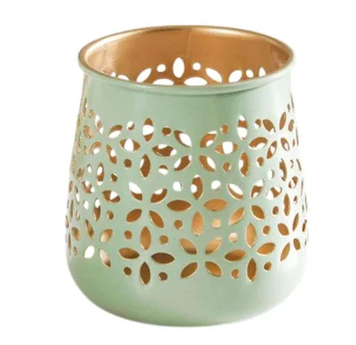 Short Black Candle Holder Minimal Modern Décor